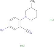 5-Amino-2-(3-methylpiperidin-1-yl)benzonitrile dihydrochloride