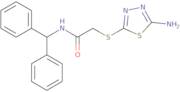 2-[(5-Amino-1,3,4-thiadiazol-2-yl)thio]-N-(diphenylmethyl)acetamide