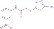 2-[(5-Amino-1,3,4-thiadiazol-2-yl)thio]-N-(3-nitrophenyl)acetamide