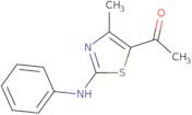 1-(2-Anilino-4-methyl-1,3-thiazol-5-yl)ethanone