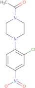 1-Acetyl-4-(2-chloro-4-nitrophenyl)piperazine