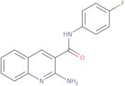 2-Amino-N-(4-fluorophenyl)quinoline-3-carboxamide