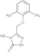 4-Amino-5-[(2,6-dimethylphenoxy)methyl]-4H-1,2,4-triazole-3-thiol