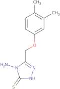 4-Amino-5-[(3,4-dimethylphenoxy)methyl]-4H-1,2,4-triazole-3-thiol