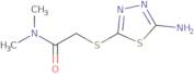 2-[(5-Amino-1,3,4-thiadiazol-2-yl)thio]-N,N-dimethylacetamide