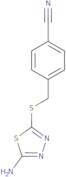 4-{[(5-Amino-1,3,4-thiadiazol-2-yl)thio]methyl}benzonitrile