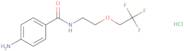 4-Amino-N-[2-(2,2,2-trifluoroethoxy)ethyl]benzamide hydrochloride