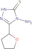 4-Amino-5-(tetrahydrofuran-2-yl)-4H-1,2,4-triazole-3-thiol