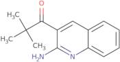 1-(2-Aminoquinolin-3-yl)-2,2-dimethylpropan-1-one