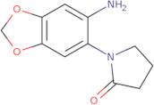 1-(6-Amino-1,3-benzodioxol-5-yl)pyrrolidin-2-one