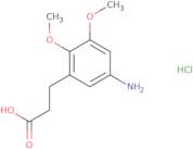 3-(5-Amino-2,3-dimethoxyphenyl)propanoic acid hydrochloride