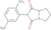 2-(5-Amino-2-methylphenyl)tetrahydro-1H-pyrrolo[1,2-c]imidazole-1,3(2H)-dione