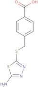 4-{[(5-Amino-1,3,4-thiadiazol-2-yl)thio]methyl}benzoic acid