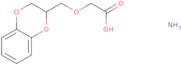Ammonium (2,3-dihydro-1,4-benzodioxin-2-ylmethoxy)acetate