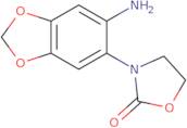 3-(6-Amino-1,3-benzodioxol-5-yl)-1,3-oxazolidin-2-one