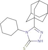 5-(1-Adamantyl)-4-cyclohexyl-4H-1,2,4-triazole-3-thiol