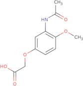 [3-(Acetylamino)-4-methoxyphenoxy]acetic acid