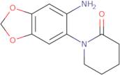 1-(6-Amino-1,3-benzodioxol-5-yl)piperidin-2-one