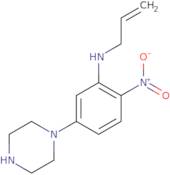 N-Allyl-2-nitro-5-piperazin-1-ylaniline hydrochloride