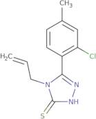 4-Allyl-5-(2-chloro-4-methylphenyl)-4H-1,2,4-triazole-3-thiol