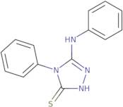 5-Anilino-4-phenyl-4H-1,2,4-triazole-3-thiol