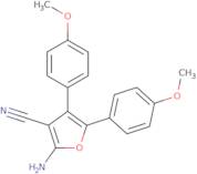 2-Amino-4,5-bis(4-methoxyphenyl)-3-furonitrile