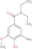 3-Amino-N,N-diethyl-4-hydroxy-5-methoxybenzamide
