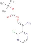 2-Amino-2-(3-chloropyrazin-2-yl)vinyl tert-butyl carbonate