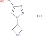 (1-Azetidin-3-yl-1H-1,2,3-triazol-4-yl)methanol hydrochloride