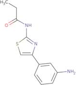 N-[4-(3-Aminophenyl)-1,3-thiazol-2-yl]propanamide