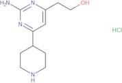 2-(2-Amino-6-piperidin-4-ylpyrimidin-4-yl)ethanol hydrochloride