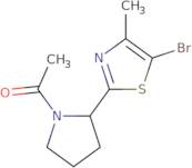 2-(1-Acetylpyrrolidin-2-yl)-5-bromo-4-methyl-1,3-thiazole