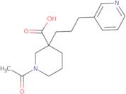 1-Acetyl-3-(3-pyridin-3-ylpropyl)piperidine-3-carboxylic acid