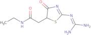 2-(2-{[Amino(imino)methyl]amino}-4-oxo-4,5-dihydro-1,3-thiazol-5-yl)-N-ethylacetamide