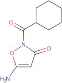 5-Amino-2-(cyclohexylcarbonyl)isoxazol-3(2H)-one