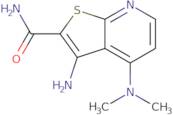 3-Amino-4-(dimethylamino)thieno[2,3-b]pyridine-2-carboxamide
