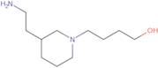 4-[3-(2-Aminoethyl)piperidin-1-yl]butan-1-ol