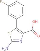 2-Amino-5-(3-fluorophenyl)-1,3-thiazole-4-carboxylic acid