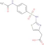 [2-({[4-(Acetylamino)phenyl]sulfonyl}amino)-1,3-thiazol-4-yl]acetic acid