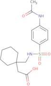 {1-[({[4-(Acetylamino)phenyl]sulfonyl}amino)methyl]cyclohexyl}acetic acid