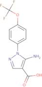 5-Amino-1-[4-(trifluoromethoxy)phenyl]-1H-pyrazole-4-carboxylic acid