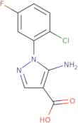 5-Amino-1-(2-chloro-5-fluorophenyl)-1H-pyrazole-4-carboxylic acid