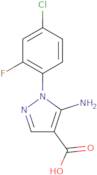 5-Amino-1-(4-chloro-2-fluorophenyl)-1H-pyrazole-4-carboxylic acid