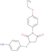 3-[(4-Aminophenyl)thio]-1-(4-ethoxyphenyl)pyrrolidine-2,5-dione