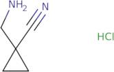 1-(Aminomethyl)cycloprop anecarbonitrile hydrochloride