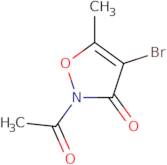 2-Acetyl-4-bromo-5-methylisoxazol-3(2H)-one