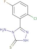 4-Amino-5-(2-chloro-5-fluorophenyl)-4H-1,2,4-triazole-3-thiol