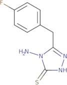 4-Amino-5-(4-fluorobenzyl)-4H-1,2,4-triazole-3-thiol