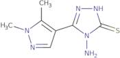 4-Amino-5-(1,5-dimethyl-1H-pyrazol-4-yl)-4H-1,2,4-triazole-3-thiol