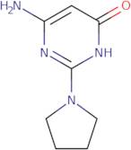 6-Amino-2-pyrrolidin-1-ylpyrimidin-4(3H)-one